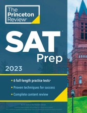 Princeton Review SAT Prep, 2023: 6 Practice Tests  Review  Techniques  - GOOD picture