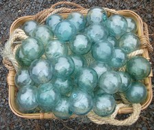 Japanese GLASS Fishing FLOATS 3-3.5