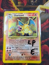 LP E 1999 Pokémon Base Set Charizard 4/102 Holo Rare picture