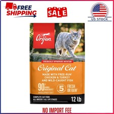 ORIJEN Original Grain-Free High-Protein Premium Dry Cat Food, 12-lb bag picture