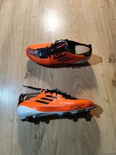 Adidas F50 Adizero TRX FG 2010 l Orange Black Cleats Soccer Shoes Mens 10 Us picture