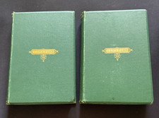 Antique 1865 Poetry Books TENNYSON'S POEMS Complete Two Volume Set picture