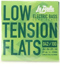 La Bella LTF-4A Low Tension Flexible Flats Bass Strings - 4-string picture