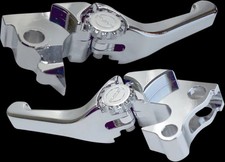 PSR Anthem Shorty Chrome Clutch Brake Lever Set Springfield Dark Horse 18-22 picture