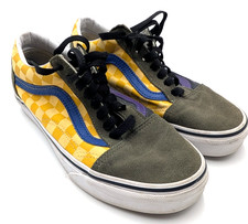 Vans Old Skool OTW Rally Mismatched Checkerboard Shoes Womens Size 8 / Mens 6.5 picture