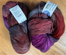 Blue Moon Fiber Arts yarn / Gaea Sport / Lot of 2 hanks / Color: Valkyrie Fledge picture