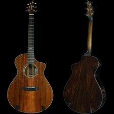 Breedlove Premier Concert Thinline CE Mineralized Buckskin Redwood/Brazilian Ros picture
