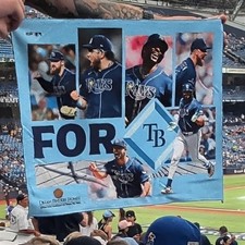 Tampa Bay Rays Baseball full color hand towel ALDS vs Yankees souvenir 10/03/26 picture