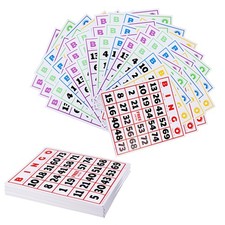 GSE Jumbo Bingo Cards with Easy-Read Numbers, 50 Reusable Bingo Sheets picture