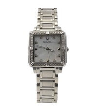 Bulova 96R107 Stainless Steel and Mother-of-Pearl Di picture