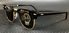 RAY BAN RB3016 W0365 Black on Arista Square 55 mm Unisex Sunglasses picture