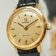 Vintage 1960s *NEAR MINT* OMEGA De Ville TOOL.101 Manual Winding Gold 23mm Women picture