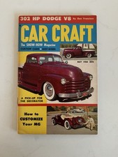 Car Craft Magazine May 1954 ~ 302 HP Dodge V8, How to Customize Your MG picture