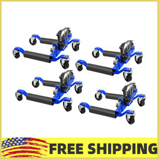 ⚡2/4pcs 1500LBS Car Wheel Dolly w/Hydraulic Tire Jack for Vehicle Positioning,RV picture