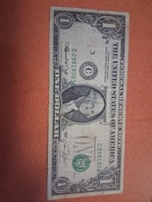 RARE 1974 $1 Federal Reserve Note Error , 2nd And 3rd Print Misalignment picture