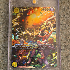 Bandai One Piece Card Game Zeus OP11-106 SP Alternate Art Foil 2000 Cost 2 picture