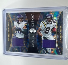 2024 Panini Illusions - Déjà Vu Randy Moss, Justin Jefferson #DV-MIN (MEM) picture