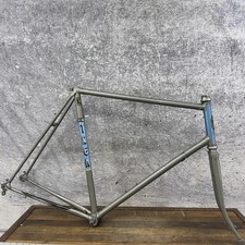 Vintage Trek Road Bike Frame 62cm Reynolds 531 Gray USA Dent 700c 126mm picture