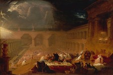Belshazzar's Feast John Martin 1820 Palace Party Painting Poster Art Print picture