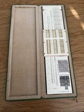 A.W. Faber Castell 1950’s Slide Rule w/Original  Cs.- DEMEGRAPH 13 - 2/66 German picture