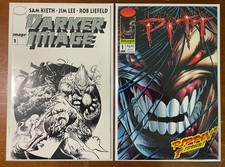 1993 Darker Image #1 PLATINUM VARIANT & Pitt #1 picture