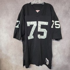 Vintage Mitchell Ness LA Raiders 1987 HOWIE LONG 75 Throwback Jersey 54 2XL picture
