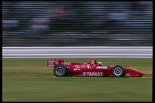 Alessandro Zanardi of Italy Indycar Budweiser GI Joe's 200 at Port- Old Photo picture