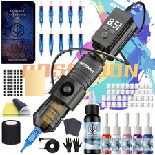 POSEIDON 142 Tattoo Pen Kit RCA Battery 1200mAh 5-12V 12000RPM picture