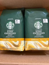 Starbucks Whole Coffee Beans, 2 bag Starbucks Blonde Espresso Roast Hot or Iced picture