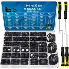 32 Size 1540 Pcs O Rings Assortment Kit Metric Nitrile Rubber Oring Set picture