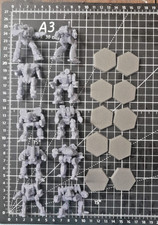 Battletech Compatible  Proxy x2 Clan star up to TRO 3052, Binary B — Main Battle picture