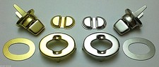 New O.E.M. Replacement Brass Or Nickel Turnlock For Coach Bag Purse Briefcase picture