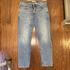 Men’s Madewell Light Wash Relaxed Tapered Fit Jeans Size 32x32 picture