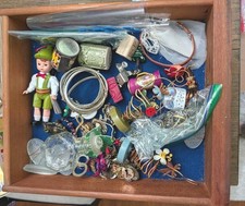 Grandma's Junk Drawer Lot of Vintage, Jewelry, Ephemera, & MORE picture