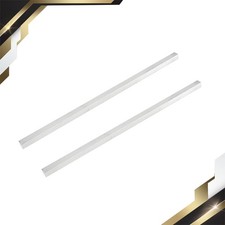 2 Pcs Square Aluminum Flat Bar 3/8