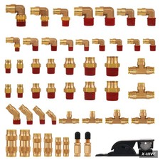 49 Pcs Brass DOT Air Line Fittings Assortment picture
