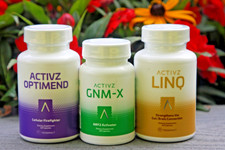 Authentic ACTIVZ TRIFECTA Set: (1) GNMX + LINQ + OPTIMEND - 11/26+ EXPIRATION picture