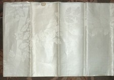 Vintage New Old Stock Irish Linen Double Damask Tablecloth 68