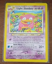2002 Pokemon Light Slowbro 51/105 Neo Destiny WOTC Vintage Uncommon MP picture
