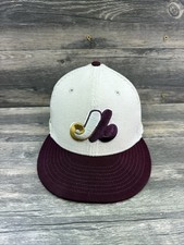 Montreal Expos MLB New Era 59Fifty Cord Pac 1982 ASG Side Patch 7 1/2 Fitted Hat picture
