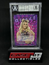 ALEXA BLISS WWE Signed Card BECKETT Authentic Auto Certified Z77 picture