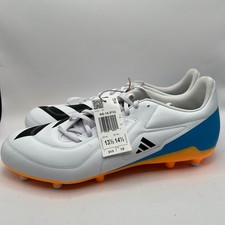Adidas RS-15 FG Rugby Boots White Football Cleats Orange JP8793 Mens 13.5 NEW picture