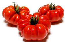 100 Heirloom Rosso Sicilian Tomato Seeds - 14+ oz Unique Shaped Indeterminate picture