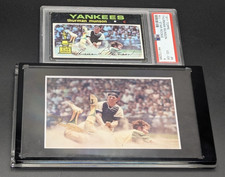THURMAN MUNSON  HOLY GRAIL TYPE 1 ORIGINAL WORKING PHOTO FOR 1971 TOPPS #5 Vault picture