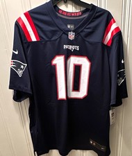 Nike New England Patriots Mac Jones #10 NFL Football Jersey Men's 3XL Navy picture