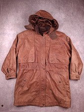Vintage Adventure Bound Jacket Large Wilsons Leather Thinsulate 3M Hooded Parka picture