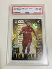2021-22 Topps Match Attax Uefa - 100 Club Mohamed Salah #CLU 4 POP 1  picture