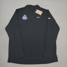 DePaul Blue Demons Sweatshirt  Mens XL Black Nike Element Dri-FIT 1/2 Zip NWT picture