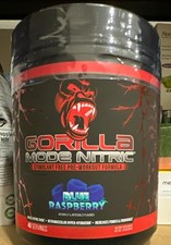Gorilla Mind Gorilla Mode Nitric Stimulant-Free Pre-Workout Blue Raspberry 40sv picture