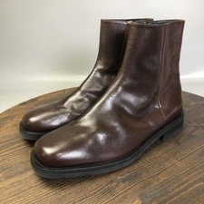 Joseph T 1117 Artisan Boots Mens Size 28 US 11 Brown Leather Zip Vibram picture
